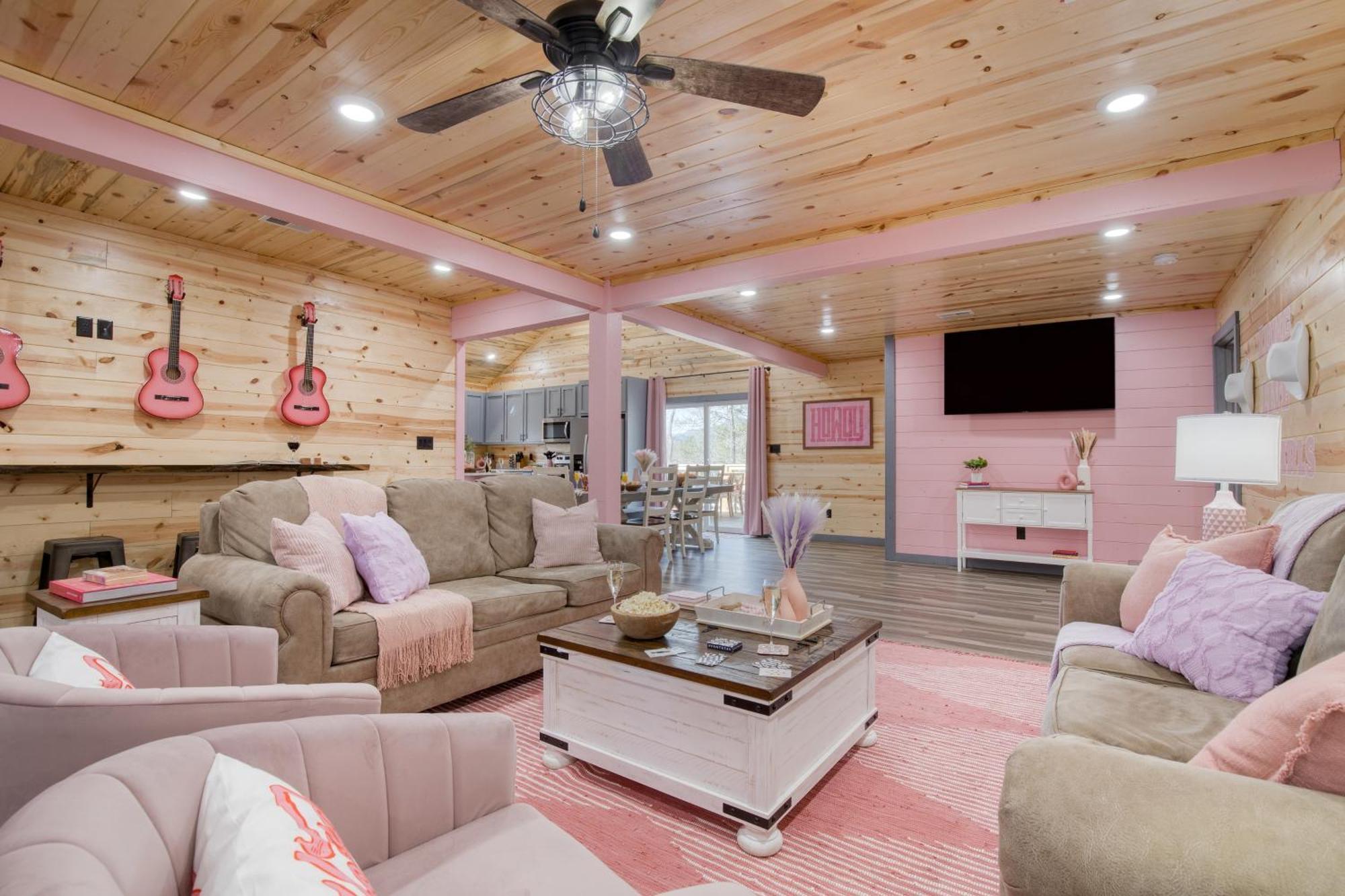 Pink Pines Avantstay Luxury Aesthetic Dream Home Indoor Pool Hot Tub Pigeon Forge Eksteriør bilde