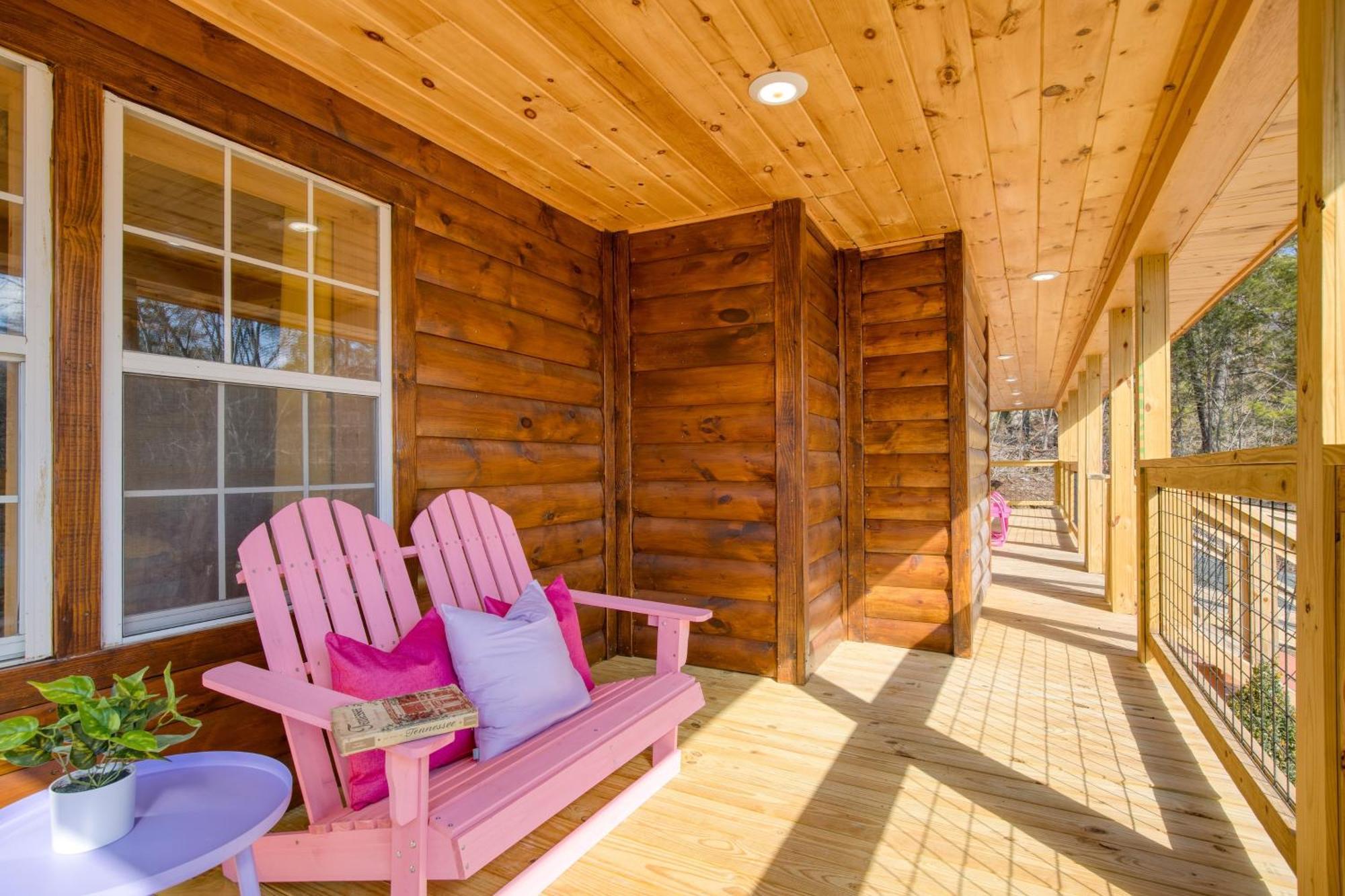 Pink Pines Avantstay Luxury Aesthetic Dream Home Indoor Pool Hot Tub Pigeon Forge Eksteriør bilde