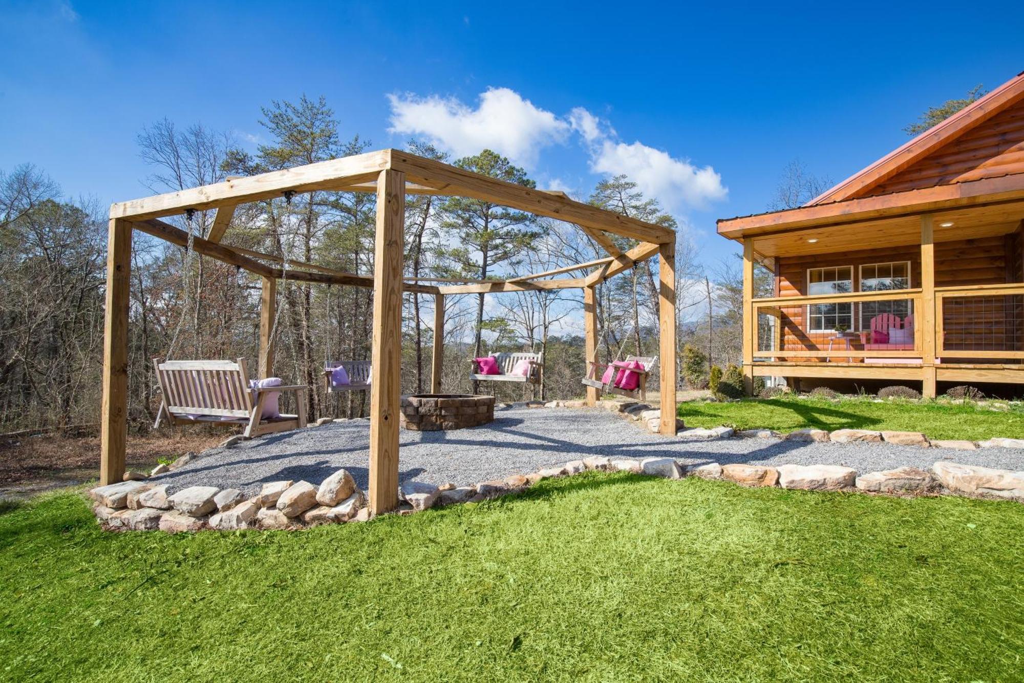 Pink Pines Avantstay Luxury Aesthetic Dream Home Indoor Pool Hot Tub Pigeon Forge Eksteriør bilde