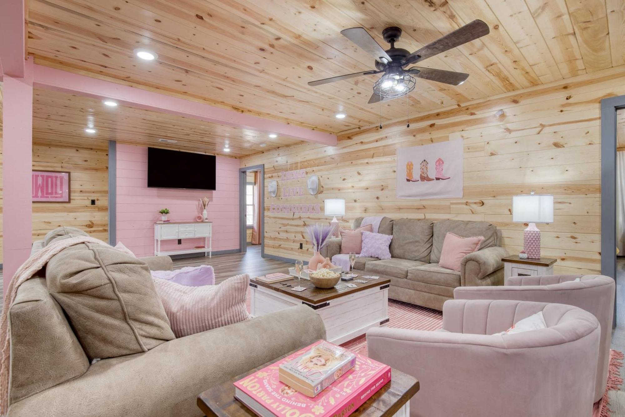Pink Pines Avantstay Luxury Aesthetic Dream Home Indoor Pool Hot Tub Pigeon Forge Eksteriør bilde