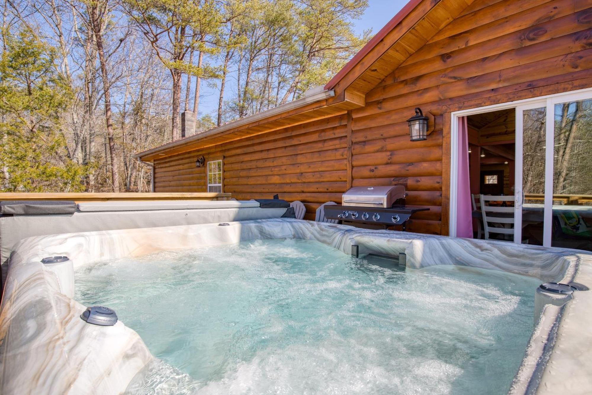 Pink Pines Avantstay Luxury Aesthetic Dream Home Indoor Pool Hot Tub Pigeon Forge Eksteriør bilde