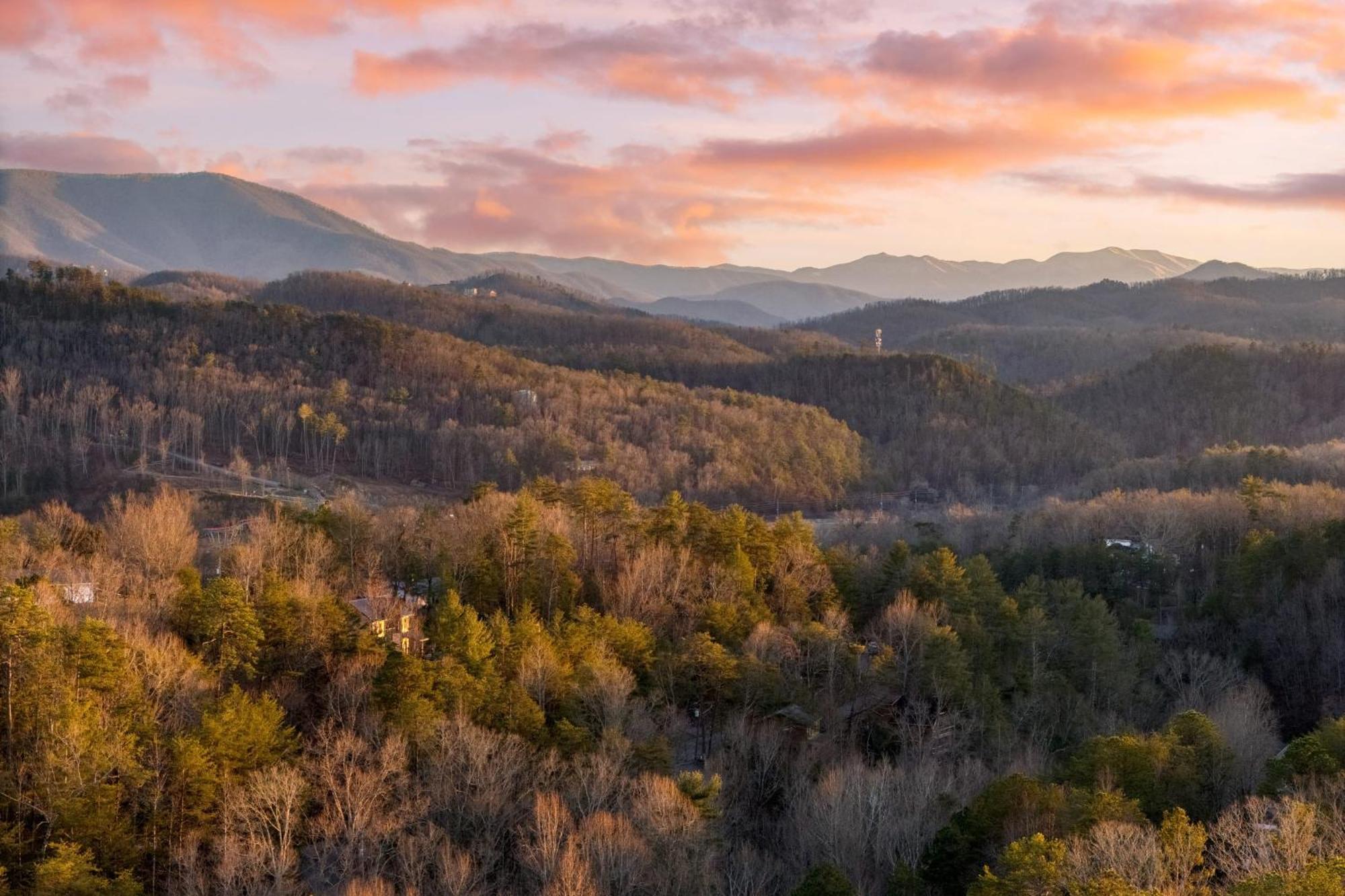 Pink Pines Avantstay Luxury Aesthetic Dream Home Indoor Pool Hot Tub Pigeon Forge Eksteriør bilde
