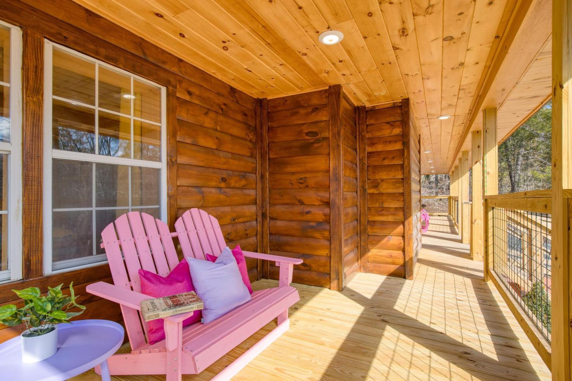 Pink Pines Avantstay Luxury Aesthetic Dream Home Indoor Pool Hot Tub Pigeon Forge Eksteriør bilde