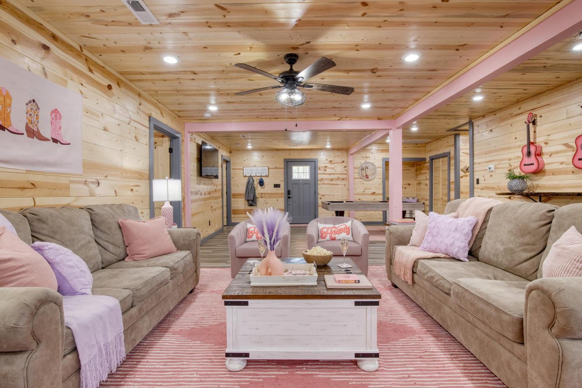 Pink Pines Avantstay Luxury Aesthetic Dream Home Indoor Pool Hot Tub Pigeon Forge Eksteriør bilde
