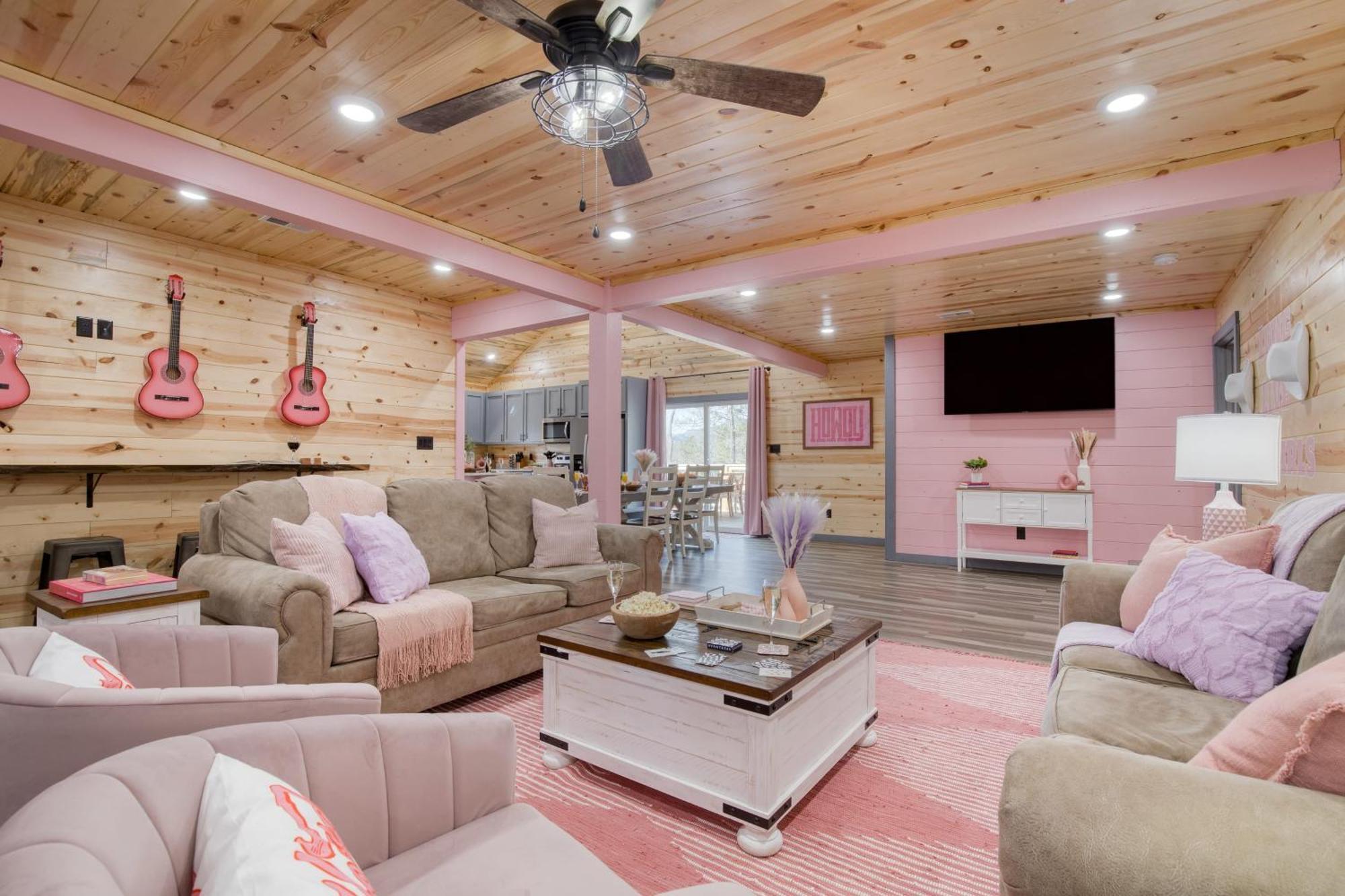 Pink Pines Avantstay Luxury Aesthetic Dream Home Indoor Pool Hot Tub Pigeon Forge Eksteriør bilde